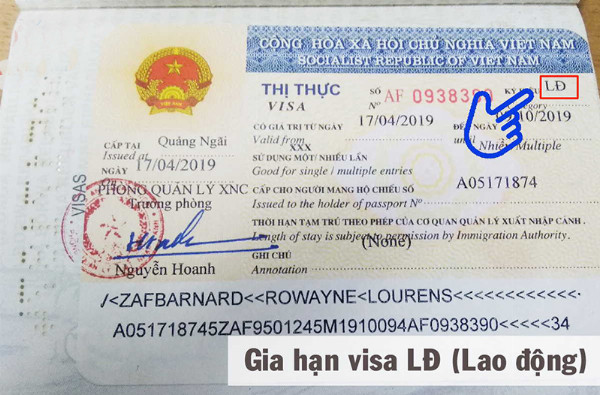 Visa lao động Việt Nam và quyền lợi gia hạn