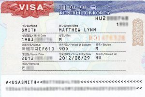visa thăm thân Hàn Quốc