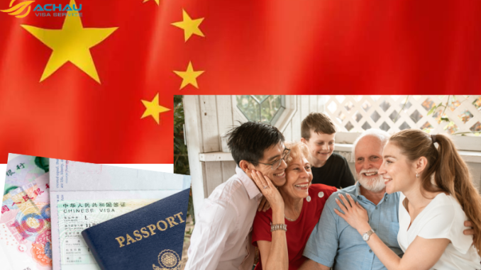 Bố mẹ sang Trung Quốc thăm con thì xin visa như thế nào?
